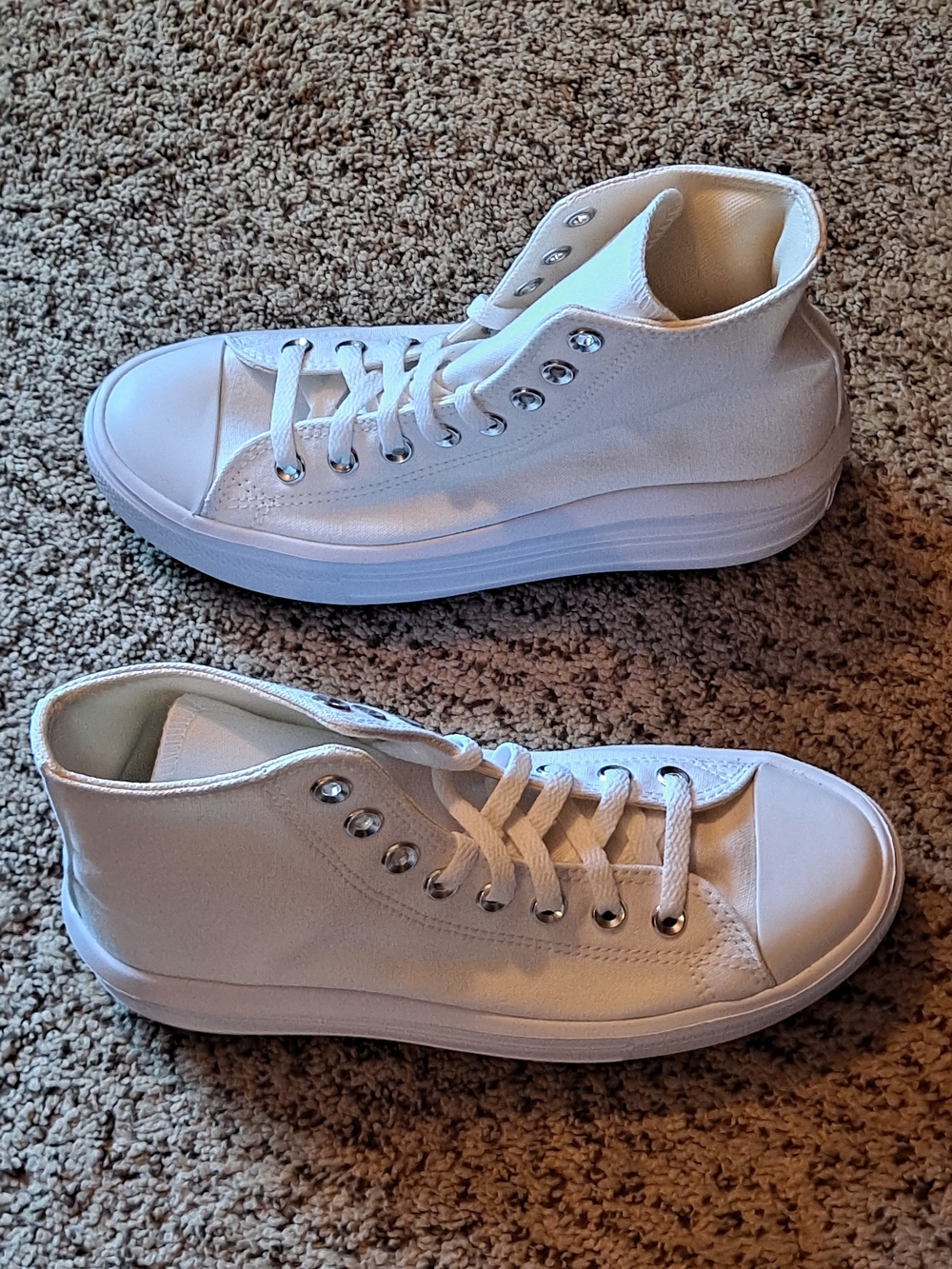 Converse CTAS Move Women’s White High-Top Platform Sneakers Size 7.5 - Picture 2 of 8